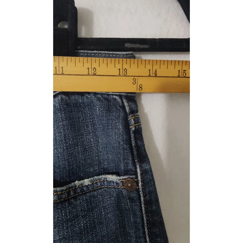 Levis 514 Red Tab Slim Straight Mens Medium Wash Jeans Size 27x27 100% Cotton - Picture 4 of 9